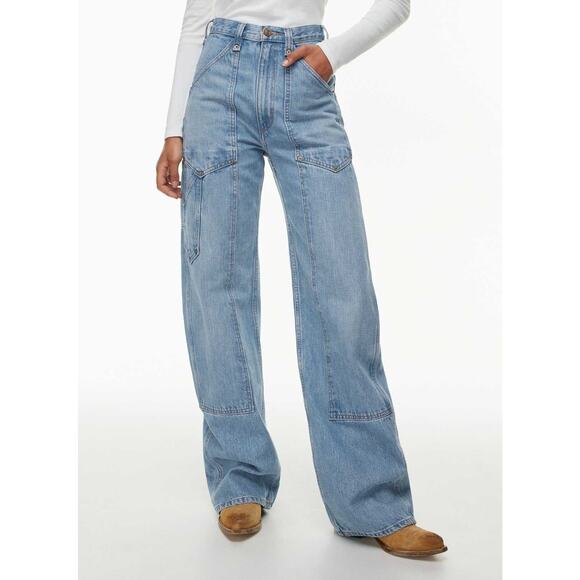 Re/Done Superhigh Workwear Jeans Size 27 - Picture 5 of 12